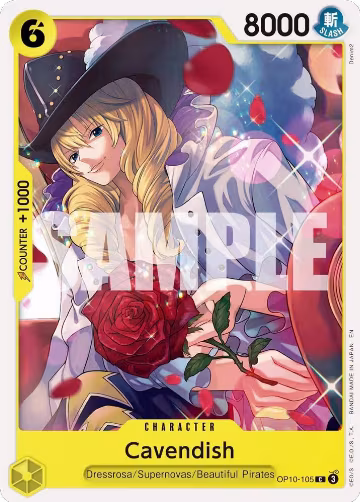 Cavendish - OP10-105 (Reprint) (OP10-105), Premium Booster -The Best- Vol. 2 — One Piece card price