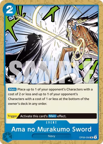 Ama no Murakumo Sword (Reprint) (OP06-056), Premium Booster -The Best- Vol. 2 — One Piece card price