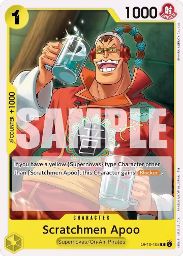 Scratchmen Apoo - OP10-108 (Reprint) (OP10-108), Premium Booster -The Best- Vol. 2 — One Piece card price