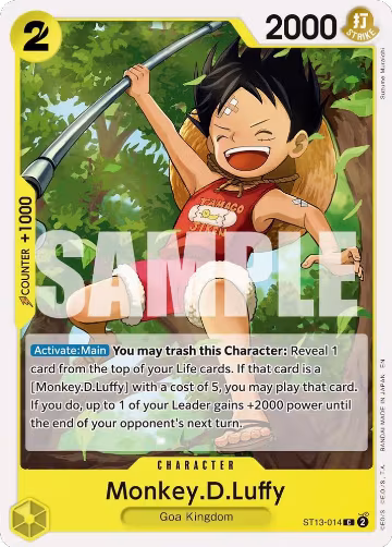 Monkey.D.Luffy - ST13-014 (Reprint) (ST13-014), Premium Booster -The Best- Vol. 2 — One Piece card price