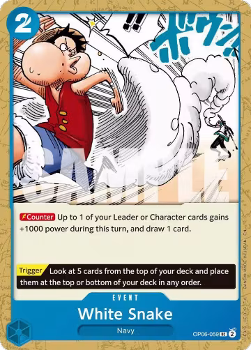 White Snake (Reprint) (OP06-059), Premium Booster -The Best- Vol. 2 — One Piece card price