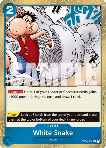 White Snake (Pirate Foil) (OP06-059), Premium Booster -The Best- Vol. 2 — One Piece card price