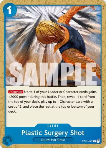 Plastic Surgery Shot - ST12-017 (Reprint) (ST12-017), Premium Booster -The Best- Vol. 2 — One Piece card price