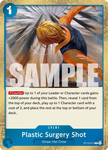 Plastic Surgery Shot - ST12-017 (Pirate Foil) (ST12-017), Premium Booster -The Best- Vol. 2 — One Piece card price