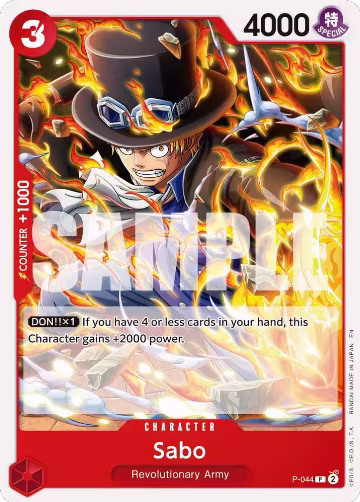 Sabo - P-044 (Reprint) (P-044), Premium Booster -The Best- Vol. 2 — One Piece card price