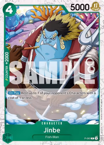 Jinbe - P-063 (Pirate Foil) (P-063), Premium Booster -The Best- Vol. 2 — One Piece card price