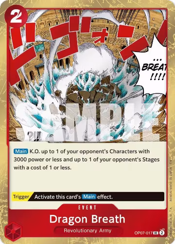Dragon Breath (Pirate Foil) (OP07-017), Premium Booster -The Best- Vol. 2 — One Piece card price