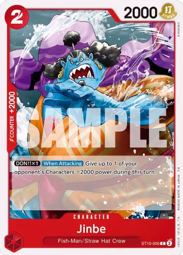 Jinbe - ST10-005 (Reprint) (ST10-005), Premium Booster -The Best- Vol. 2 — One Piece card price