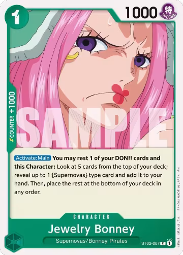 Jewelry Bonney - ST02-007 (Reprint) (ST02-007), Premium Booster -The Best- Vol. 2 — One Piece card price