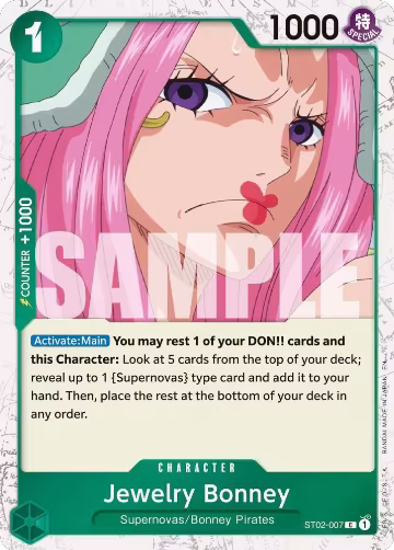 Jewelry Bonney - ST02-007 (Pirate Foil) (ST02-007), Premium Booster -The Best- Vol. 2 — One Piece card price