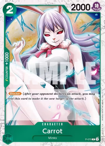 Carrot - P-070 (Pirate Foil) (P-070), Premium Booster -The Best- Vol. 2 — One Piece card price