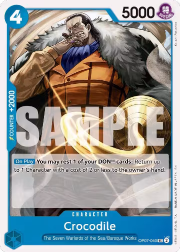 Crocodile - OP07-040 (Reprint) (OP07-040), Premium Booster -The Best- Vol. 2 — One Piece card price