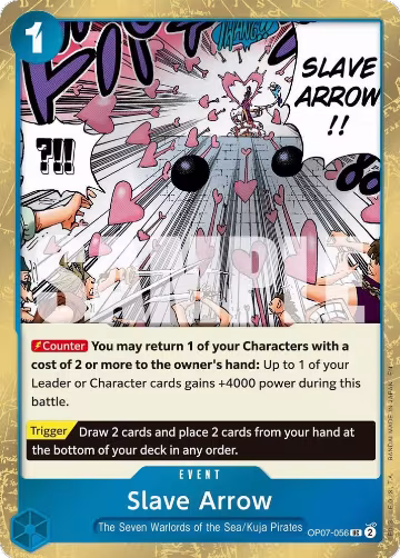 Slave Arrow (Pirate Foil) (OP07-056), Premium Booster -The Best- Vol. 2 — One Piece card price