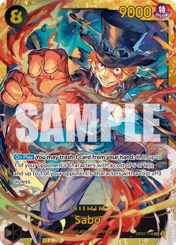 Sabo - OP07-118 (Reprint) (OP07-118), Premium Booster -The Best- Vol. 2 — One Piece card price