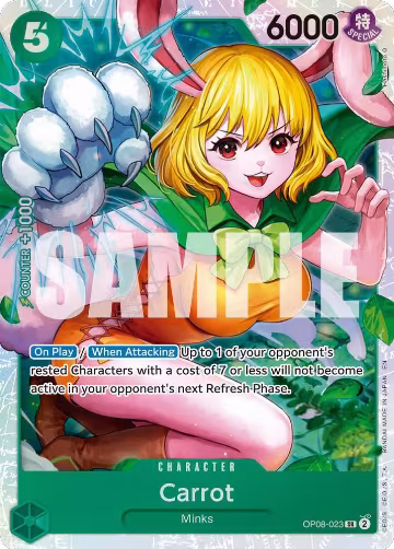 Carrot (Reprint) (OP08-023), Premium Booster -The Best- Vol. 2 — One Piece card price