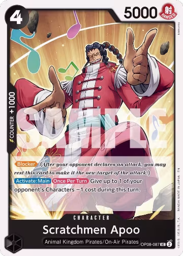Scratchmen Apoo - OP08-087 (Reprint) (OP08-087), Premium Booster -The Best- Vol. 2 — One Piece card price