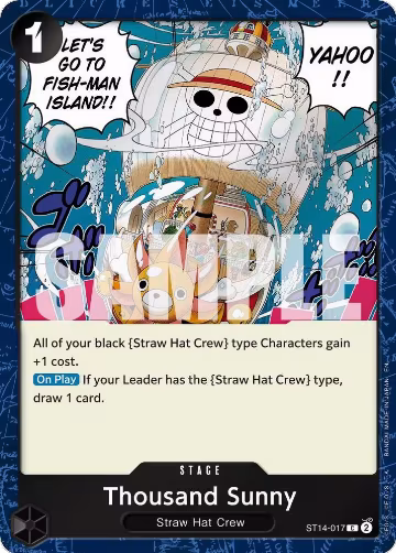 Thousand Sunny (Pirate Foil) (ST14-017), Premium Booster -The Best- Vol. 2 — One Piece card price
