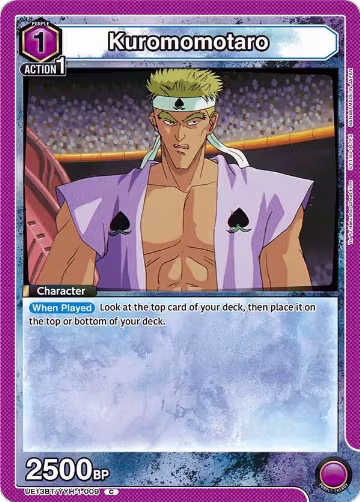 Kuromomotaro (Box Topper Foil) (UE13BT/YYH-1-009), Yu Yu Hakusho: Ghost Files — Union Arena card price