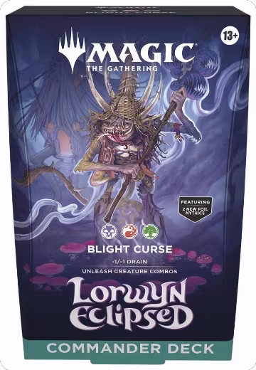 Lorwyn Eclipsed Commander Deck - Blight Curse, Commander: Lorwyn Eclipsed — Magic sealed product price