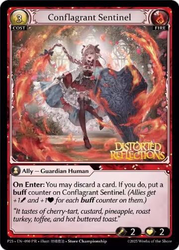 Conflagrant Sentinel (090), Promotional Cards — Grand Archive card price