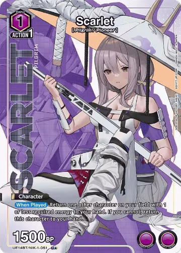 Scarlet (051) (U*) (UE14BT/NIK-1-051), GODDESS OF VICTORY: NIKKE — Union Arena card price