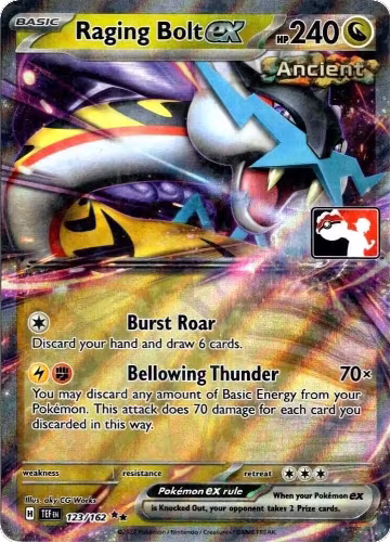 Raging Bolt ex - 123/162 (123/162), Prize Pack Series Cards — Pokémon card price