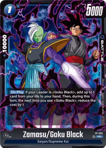 Zamasu/Goku Black (Tournament Pack 08) (FP-053), Tournament and Championship Promos — DB Fusion card price