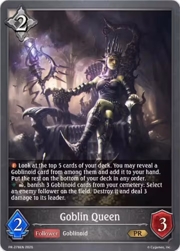 Goblin Queen (PR-278EN), Shadowverse: Evolve Promo Cards — Shadowverse card price