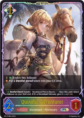 Quixotic Adventurer (PR-279EN), Shadowverse: Evolve Promo Cards — Shadowverse card price