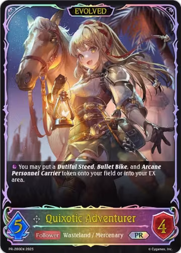 Quixotic Adventurer (Evolved) (PR-280EN), Shadowverse: Evolve Promo Cards — Shadowverse card price