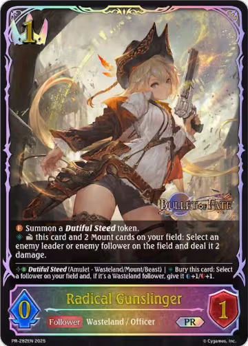 Radical Gunslinger (PR-282EN), Shadowverse: Evolve Promo Cards — Shadowverse card price
