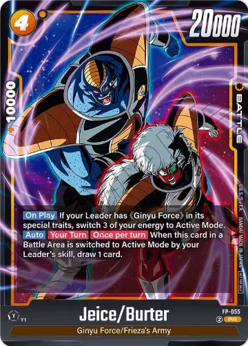 Jeice/Burter (Tournament Pack 08) (FP-055), Tournament and Championship Promos — DB Fusion card price