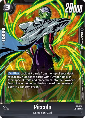 Piccolo - FP-056 (Tournament Pack 08) (FP-056), Tournament and Championship Promos — DB Fusion card price
