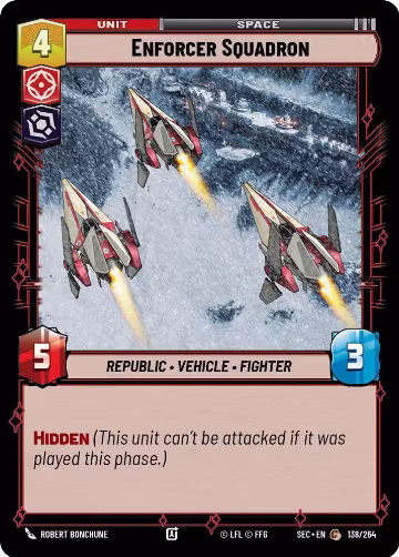 Enforcer Squadron (138/264), Secrets of Power — Star Wars card price