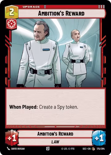 Ambition's Reward (175/264), Secrets of Power — Star Wars card price