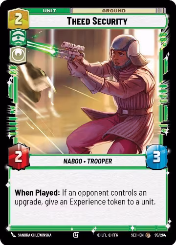 Theed Security (95/264), Secrets of Power — Star Wars card price