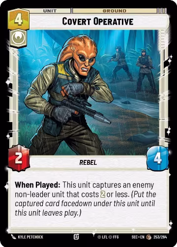 Covert Operative (253/264), Secrets of Power — Star Wars card price