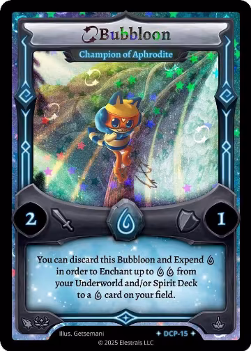Bubbloon - Champion of Aphrodite (DCP-15), Divine Champions: Lifestream Promos — Elestrals card price