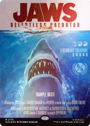 Jaws, Relentless Predator (Rainbow Foil) (2175), Secret Lair Drop Series — Magic card price
