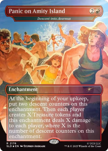 Panic on Amity Island - Descent into Avernus (Rainbow Foil) (2176), Secret Lair Drop Series — Magic card price