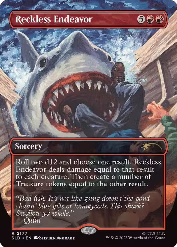 Reckless Endeavor (2177), Secret Lair Drop Series — Magic card price