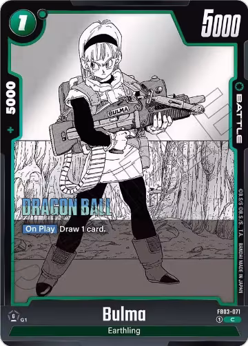 Bulma - FB03-071 (FB03-071), Manga Booster 02 — DB Fusion card price