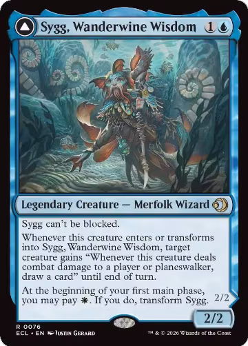 Sygg, Wanderwine Wisdom (76), Lorwyn Eclipsed — Magic card price