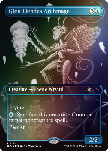Glen Elendra Archmage (2171) (Rainbow Foil) (2171), Secret Lair Drop Series — Magic card price