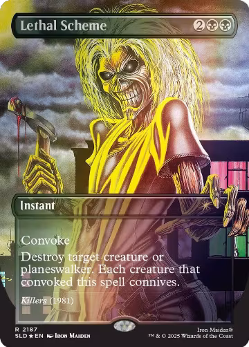 Lethal Scheme (Rainbow Foil) (2187), Secret Lair Drop Series — Magic card price