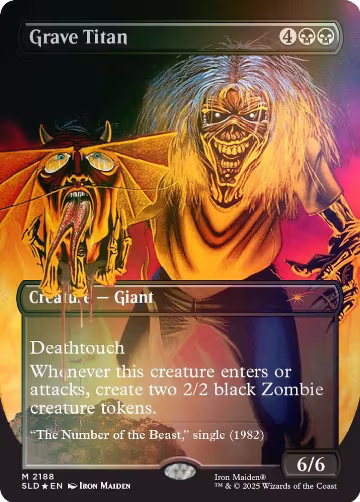 Grave Titan (2188) (Rainbow Foil) (2188), Secret Lair Drop Series — Magic card price