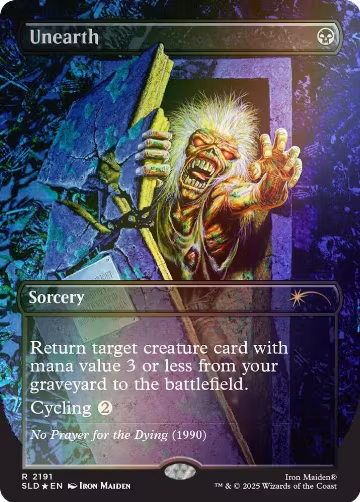 Unearth (Rainbow Foil) (2191), Secret Lair Drop Series — Magic card price