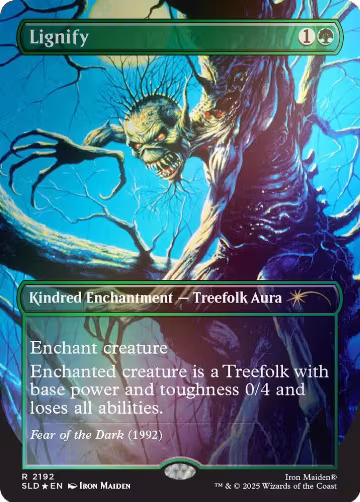Lignify (2192) (Rainbow Foil) (2192), Secret Lair Drop Series — Magic card price