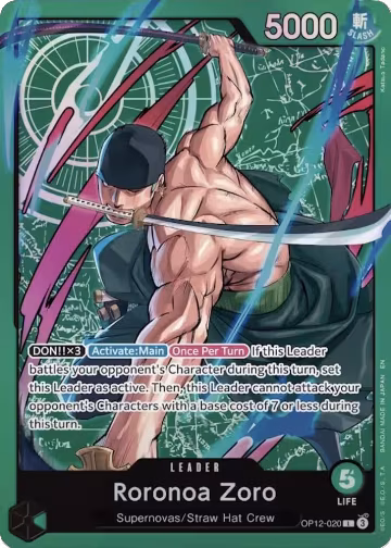 Roronoa Zoro - OP12-020 (Zoro Deck) (OP12-020) — card price