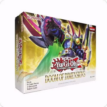 Doom of Dimensions Booster Box [1st Edition] Mini Box (Retail Exclusive), Doom of Dimensions — Yu-Gi-Oh! sealed product price
